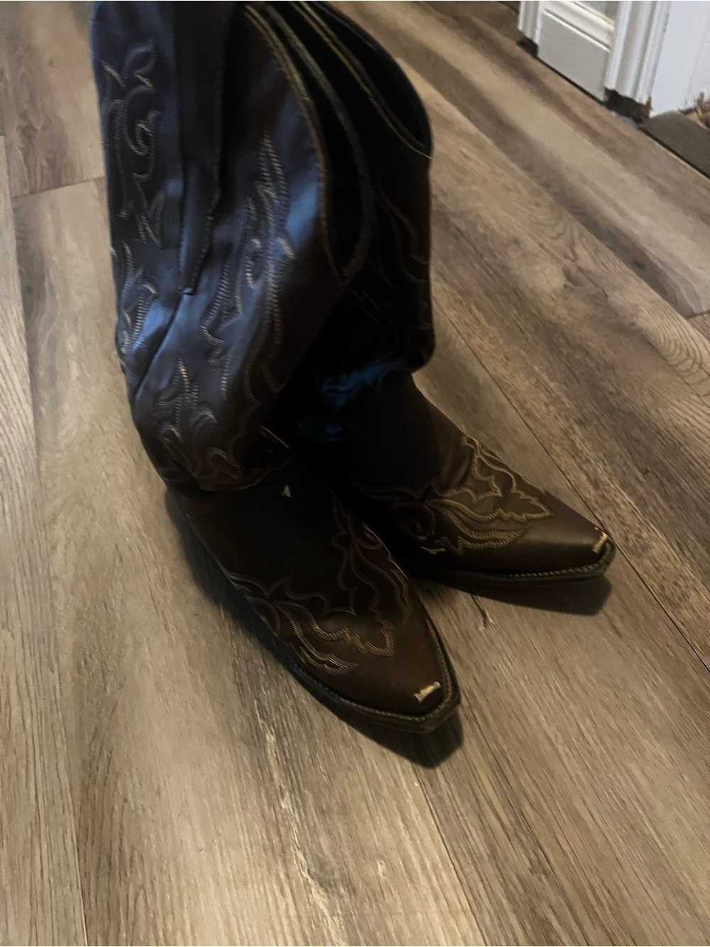 Womens brown cowboy boots